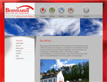 Tablet Screenshot of heizungsbau-bernhardt.de